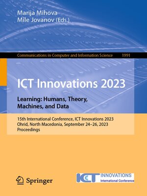 cover image of ICT Innovations 2023. Learning